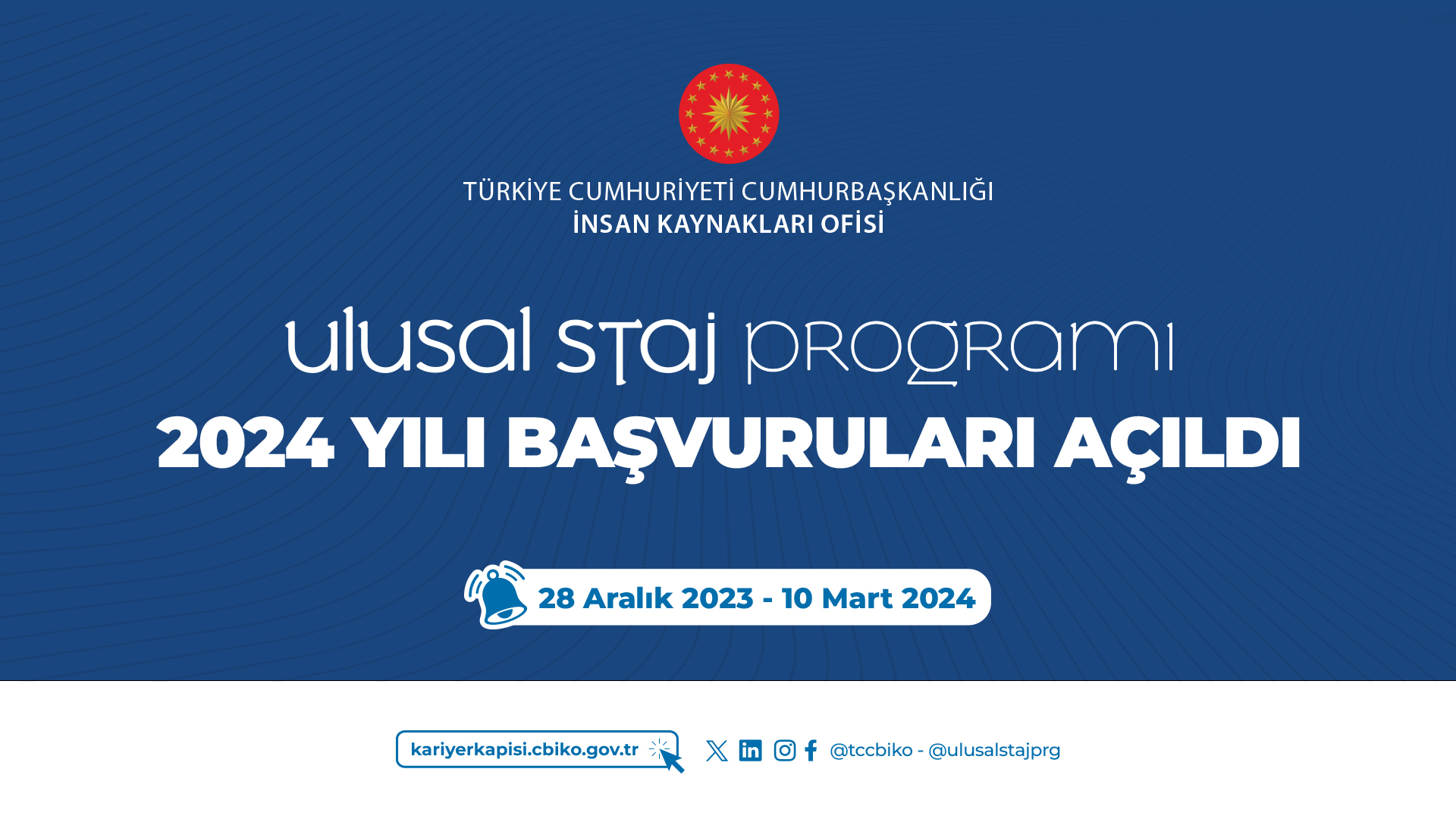 Ulusal Staj Programı 2024 Başvuruları