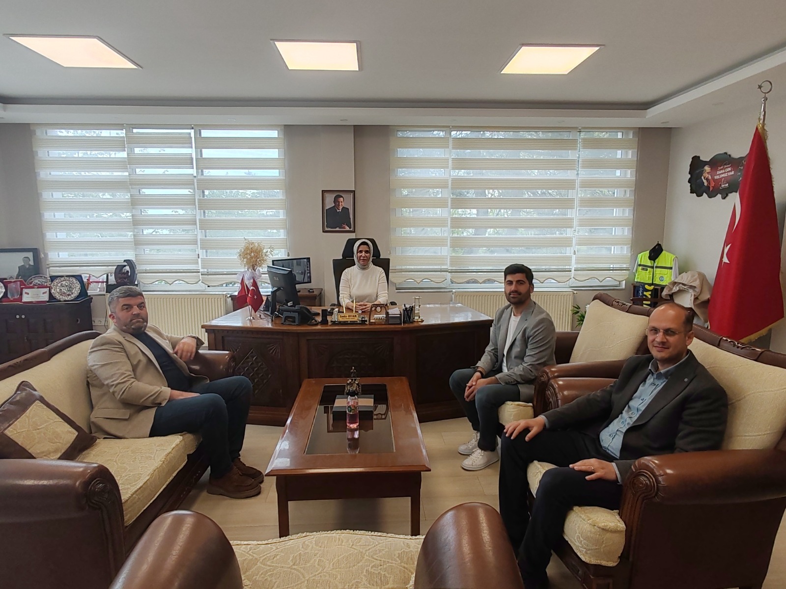 Dış paydaş ziyareti kapsamında Abana Belediye Başkanı Sn. Seda OYAR ziyaret edildi. 