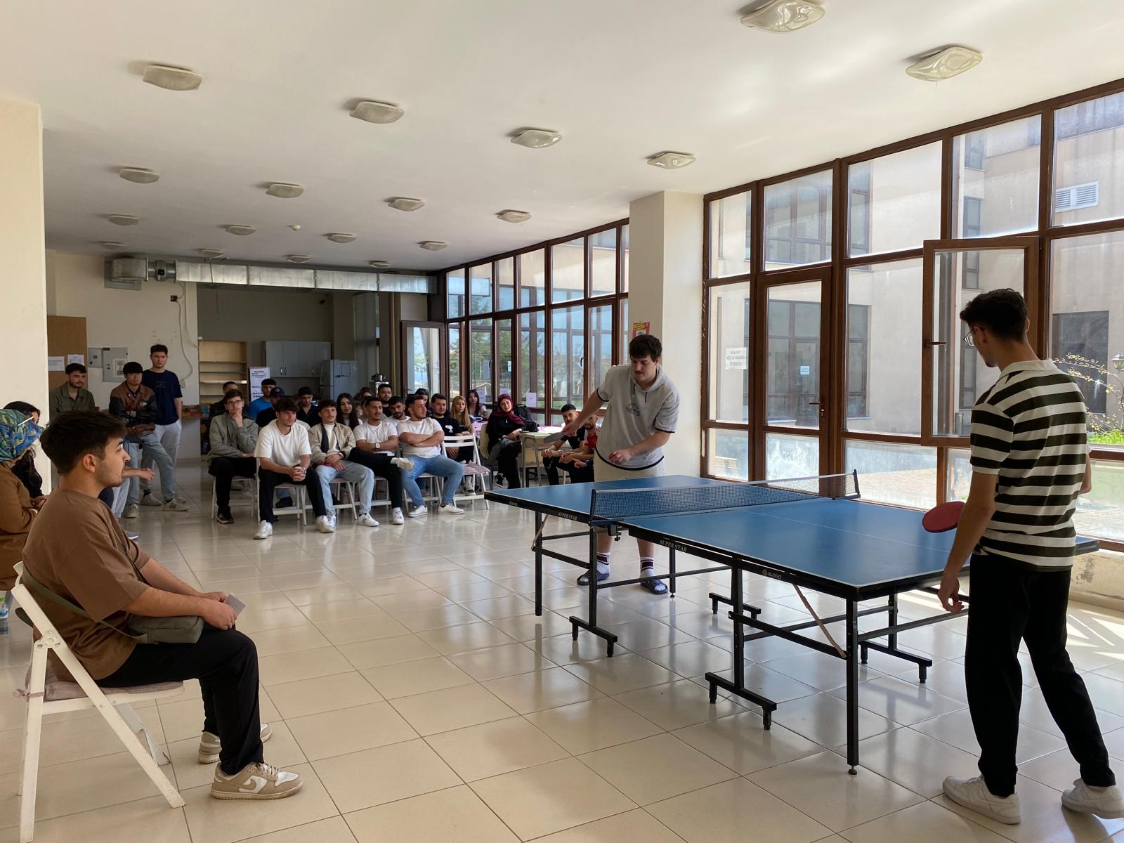 Abana MYO’da Masa Tenisi Heyecanı!