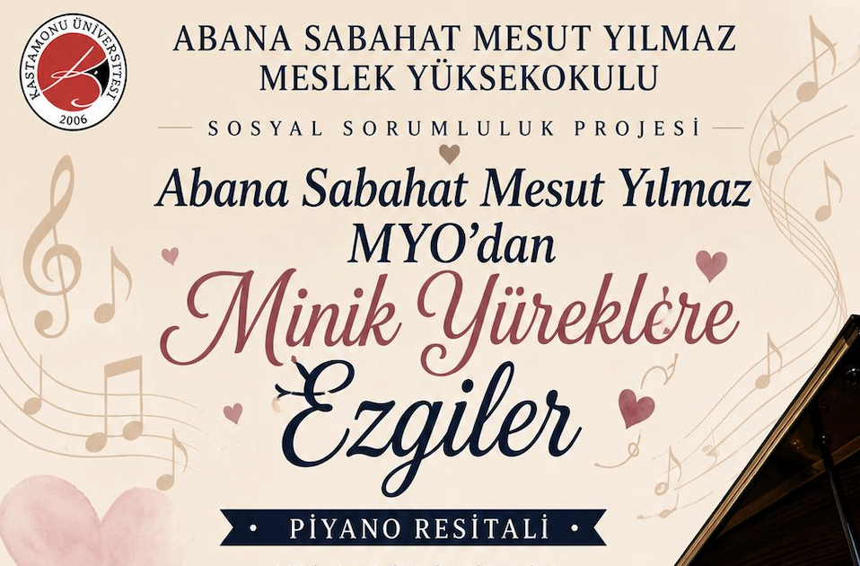 Abana Sabahat Mesut Yılmaz MYO'dan Anlamlı Proje: 